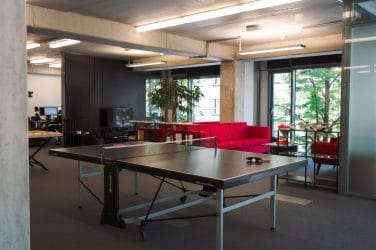 Table Tennis Table in a Room